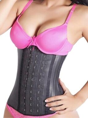 High-Compression Black Underbust Waist Trainer Corset